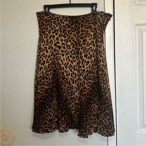 Jones New York Leopard Print Skirt